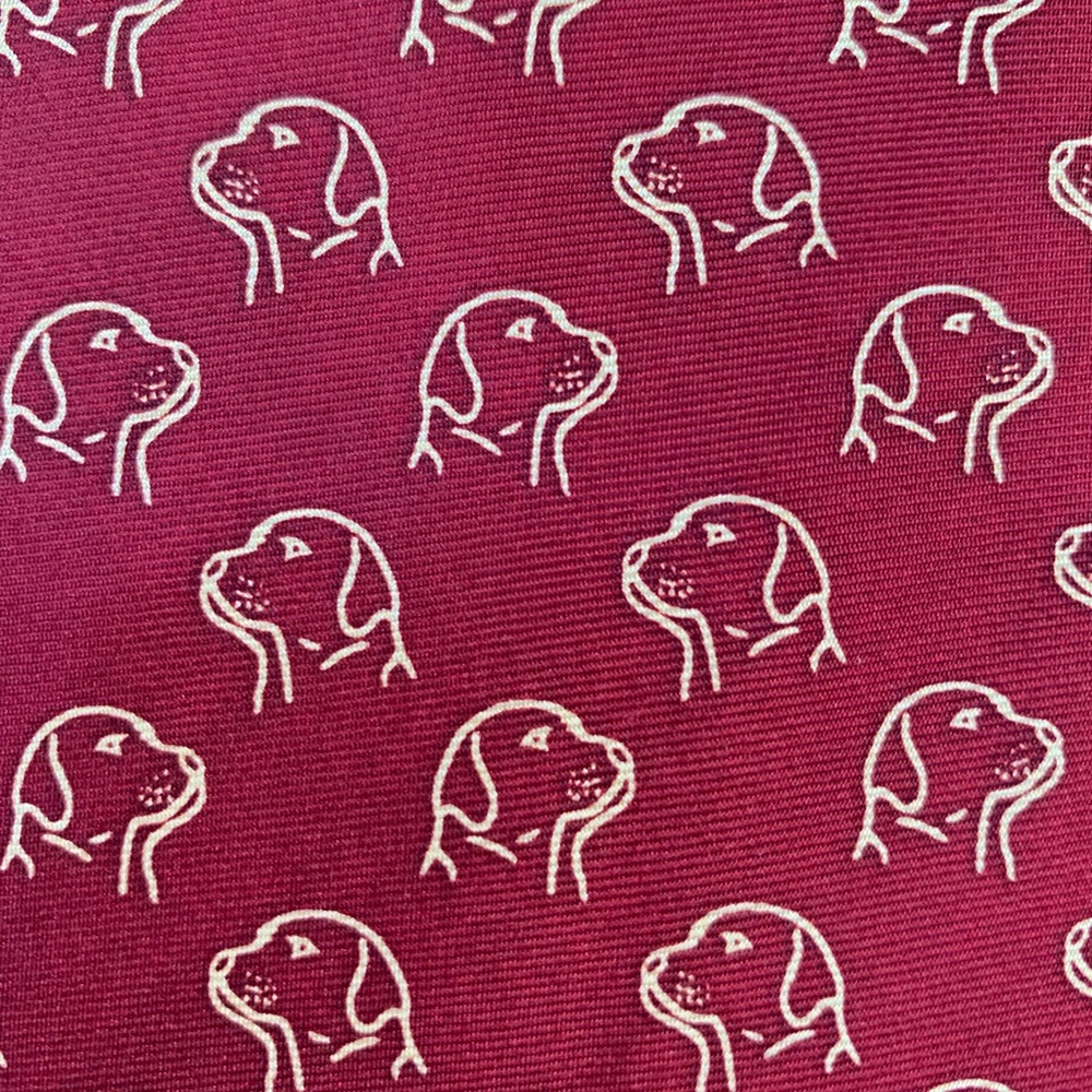 SOLD Yellow Lab retriever neck tie